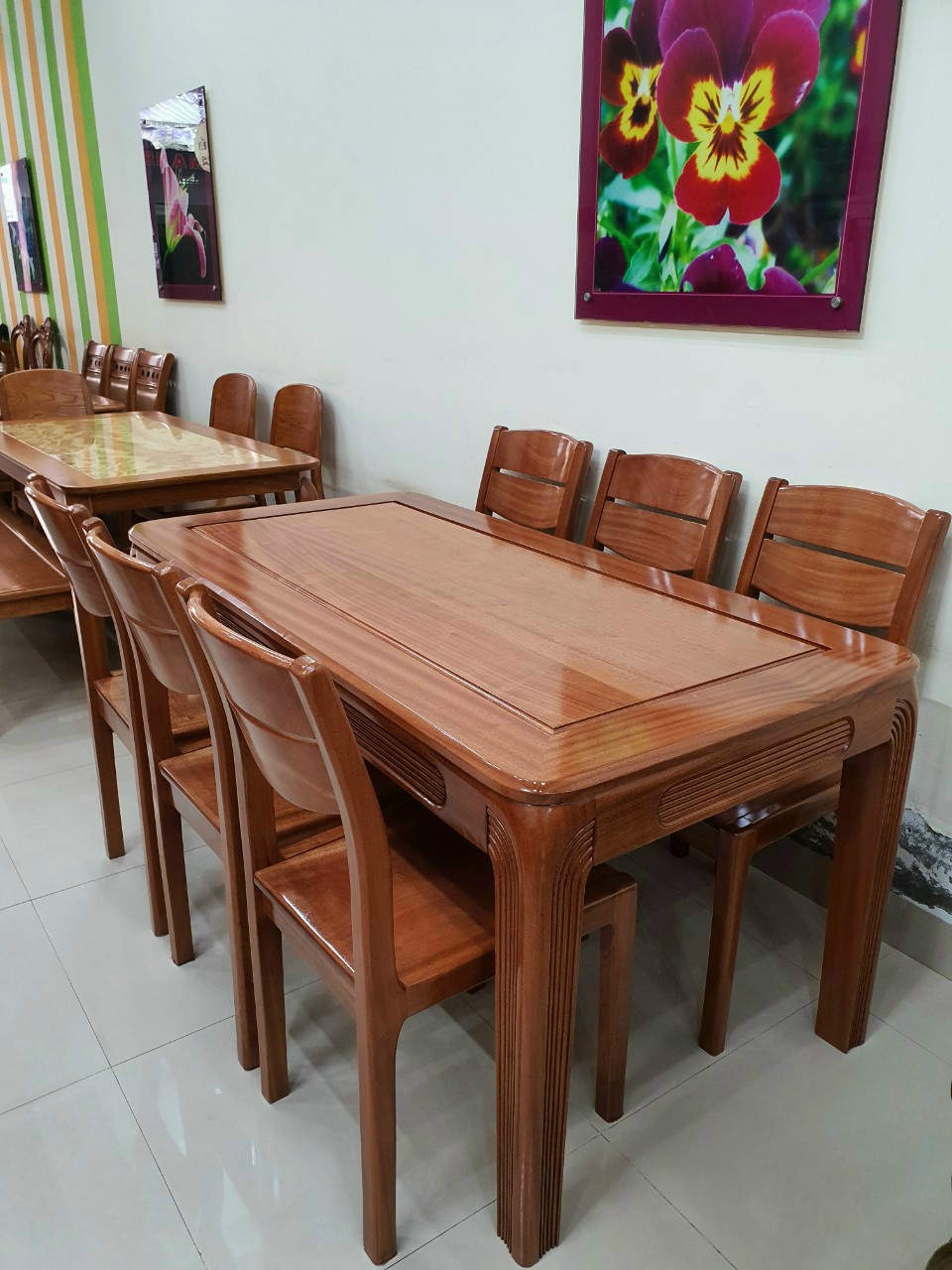Bộ bàn ăn 6 ghế-Xoan Đào